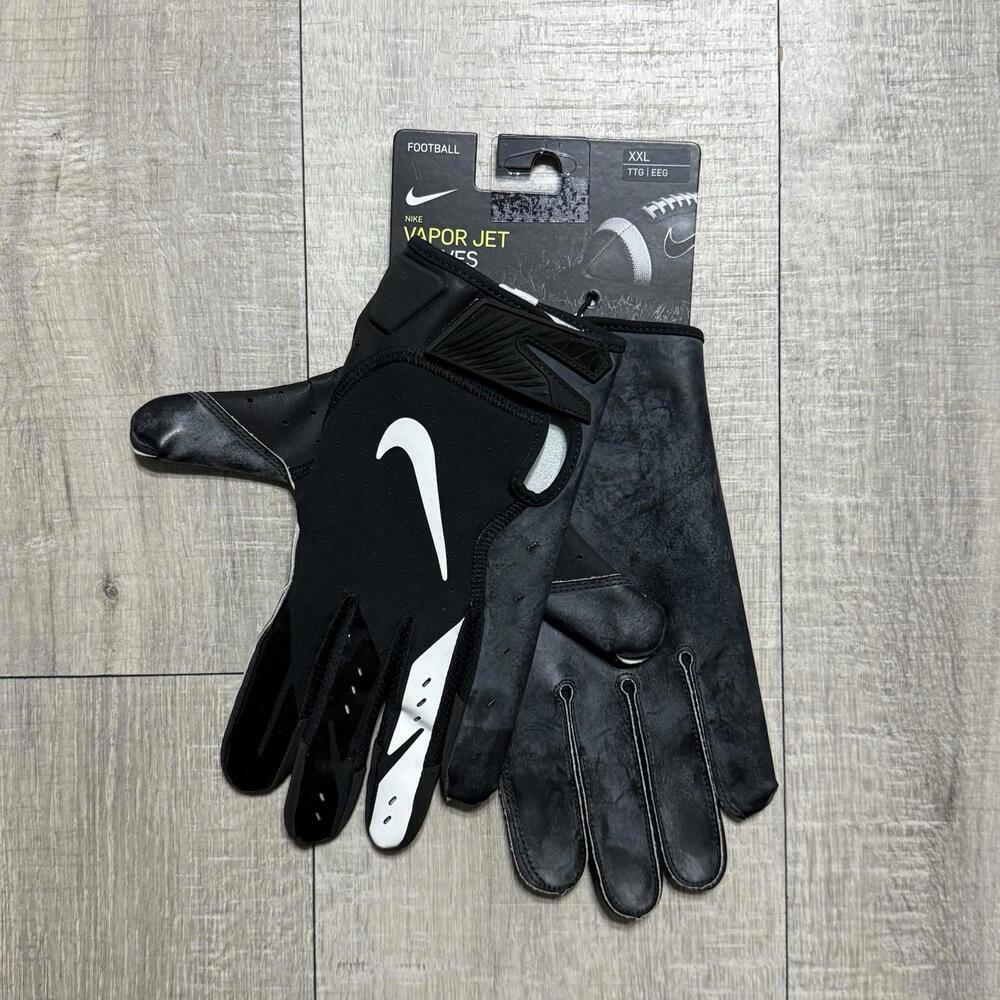 Nike Vapor Jet Football Receiver Gloves Black PFG011-091 Size XXXL